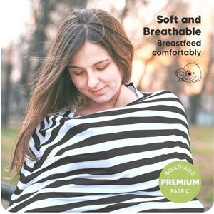 KeaBabies Multi Use Cover for Strollers and
Breastfeeding